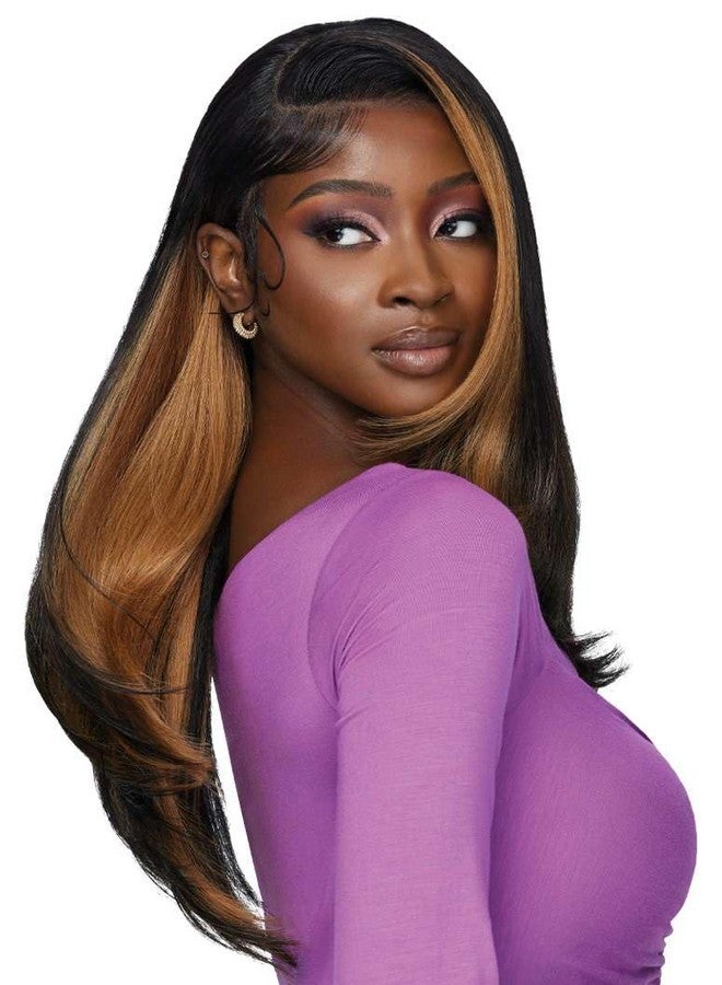 Outre Lace Front Wig - Perfect Hair Line 13X4 - Swoop Series - Swoop 1 (SWEDISH BLONDE) - Image 3